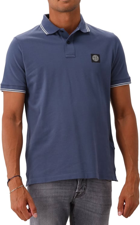 Stone Island Stone Island Polo Blauw SS