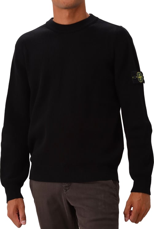 Stone Island Stone Island Gebreide Trui Zwart