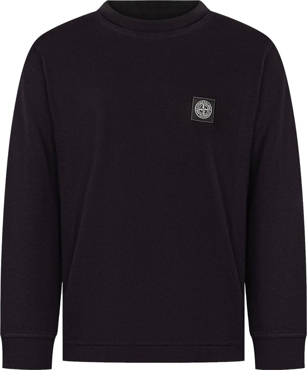 Stone Island T-shirt a Maniche Lunghe con Logo