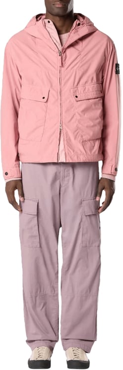 Stone Island LIGHT COMPACT TOUCH POLY-TC SHORT PARKA OLEANDER