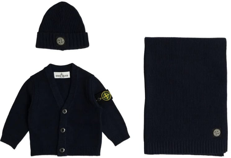 Stone Island kit beanie cardigan coperta divers