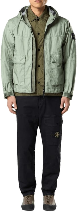 Stone Island MEMBRANA 3L TC KORTE PARKA SAGE