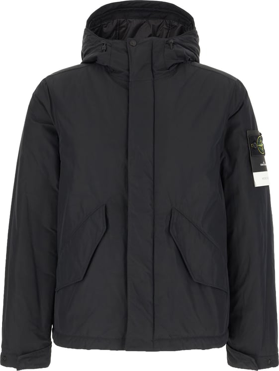 Stone Island Stone Island Black polyester blend padded jacket