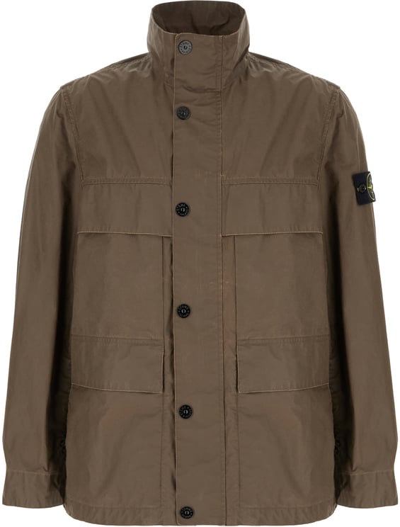 Stone Island Stone Island Chocolate polyester blend jacket