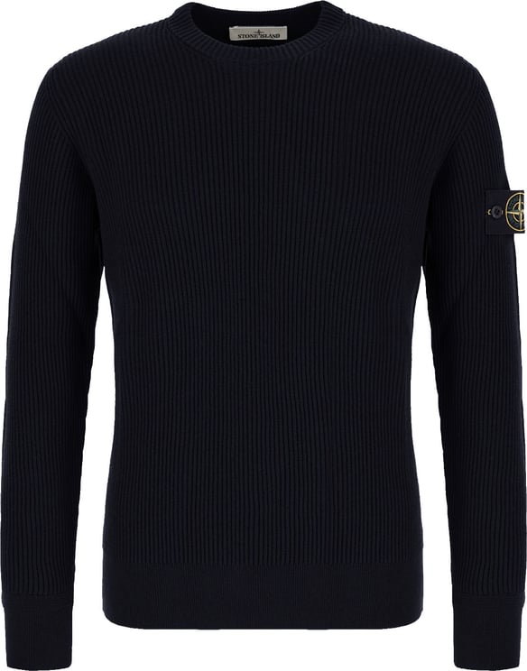 Stone Island Stone Island Midnight blue wool sweater