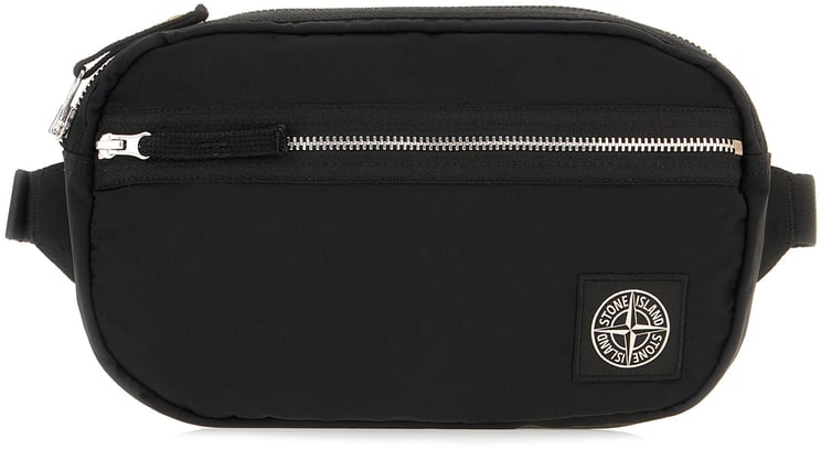 Stone Island Stone Island Black canvas belt bag