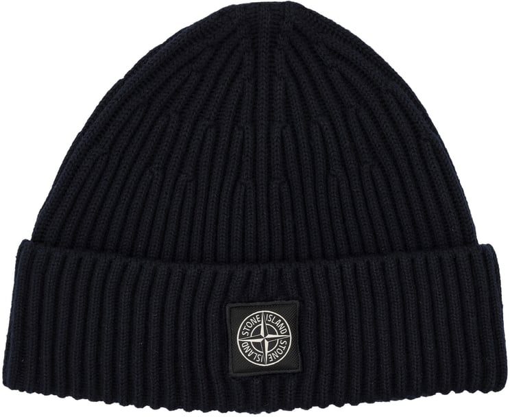 Stone Island Ribbed wool beanie