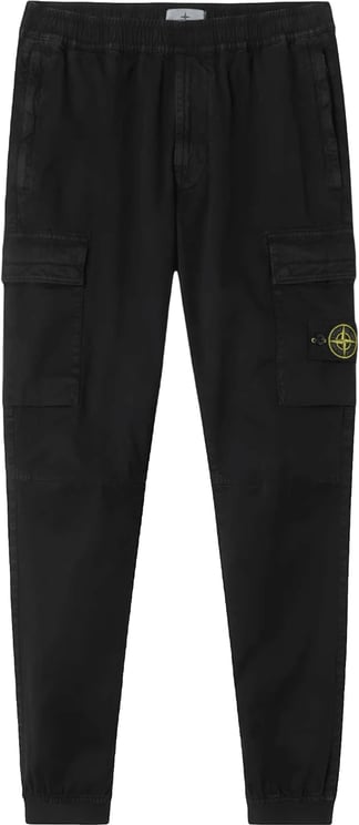 Stone Island STRETCH ORGANIC BROKEN TWILL COTTON 'OLD' EFFECT CARGO PANTS