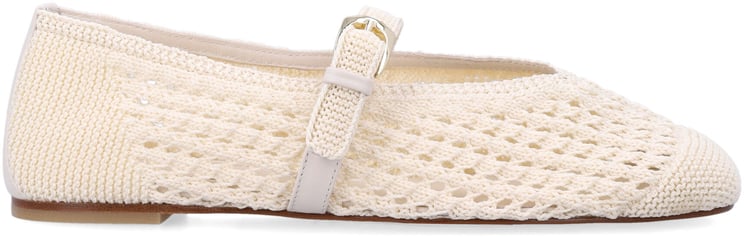 Stuart Weitzman Leora Maryjane Ballerina Chalk