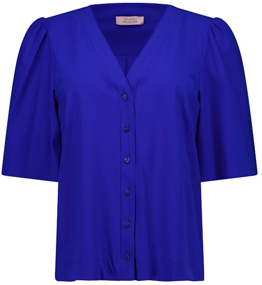 Studio Anneloes STUDIO ANNELOES - Exel blouse - 13735 - 7301 Electric blue