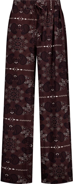 Studio Anneloes STUDIO ANNELOES - Grace paisley trousers - 13746 - 8714 Espresso/kit