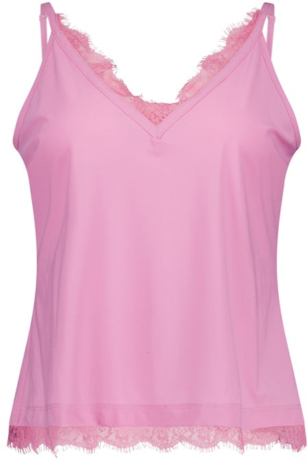 Studio Anneloes STUDIO ANNELOES - Mitzie lace top - 13852 - 4400 Pop pink