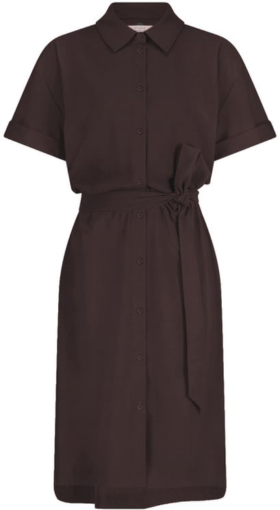 Studio Anneloes STUDIO ANNELOES - Louni blouse dress - 91543 - 8700 Espresso