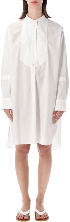 Studio Nicholson Shirt Dress Smoking Bianco