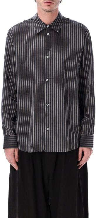 Studio Nicholson Over Stripes Shirt Blu