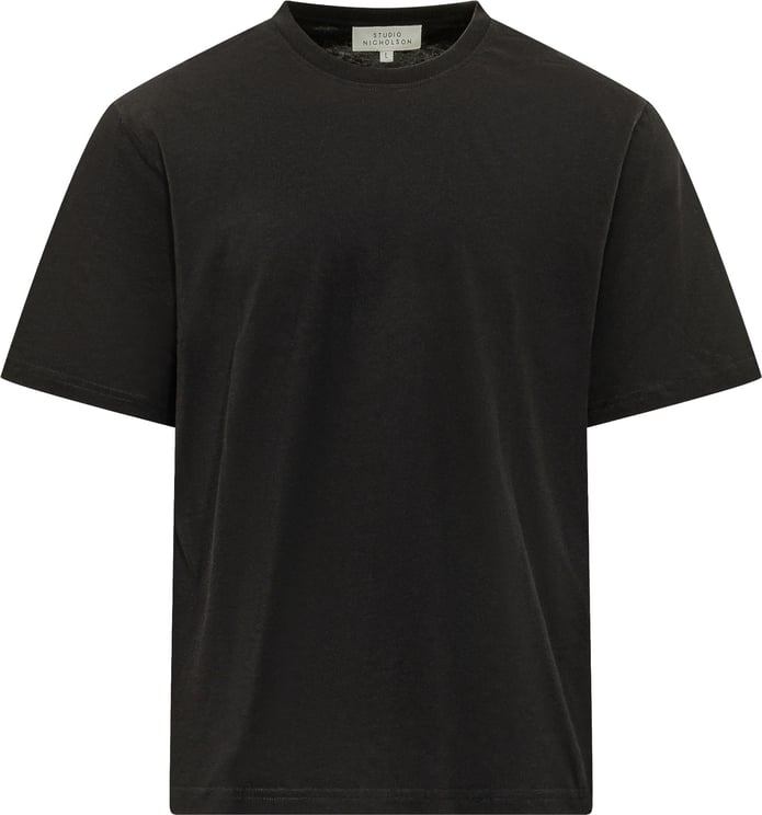 Studio Nicholson T-shirt a Maniche Corte dalla Linea Ampia