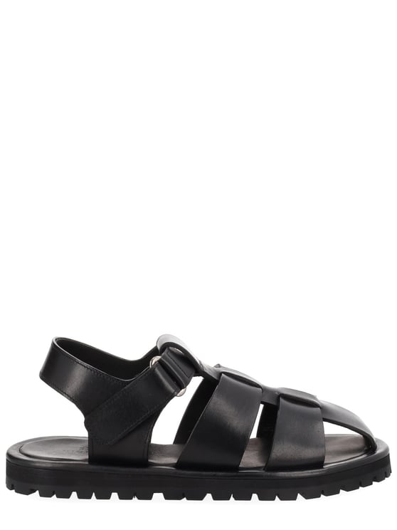 Studio Nicholson Sandom Wide Straps Leather Sandals