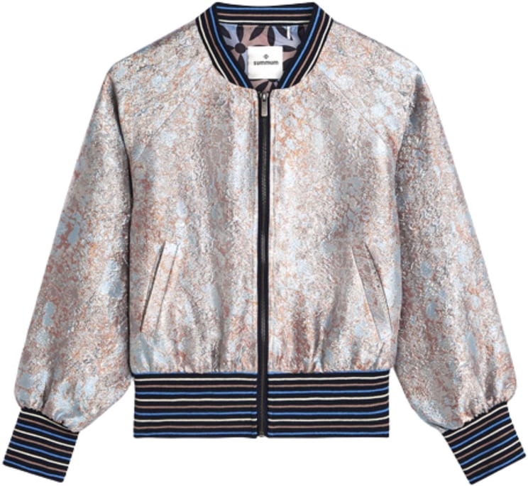 Summum Summum Jacket Jacquard  Lichtblauw 1s1295-12366