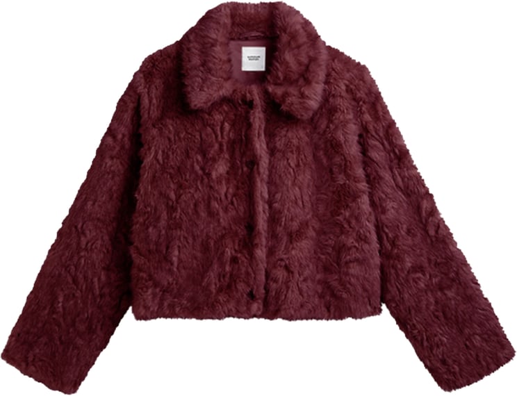 Summum Summum Jacket Soft Faux Fur Jackets Bordeaux 1s1320-12525