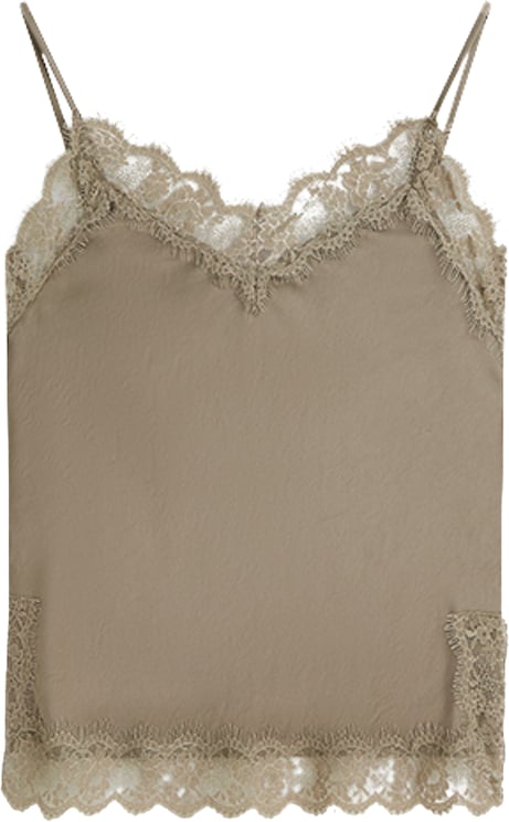 Summum Summum Top Satin Tops Taupe 2s3514-12520
