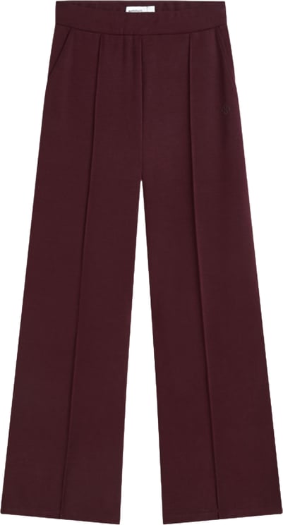 Summum Summum Wide Leg Pant Soft Scuba Pantalons Bordeaux 4s3019-30606
