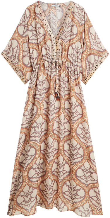 Summum Summum Dress Art Deco Print  Multicolor 5s1604-12121