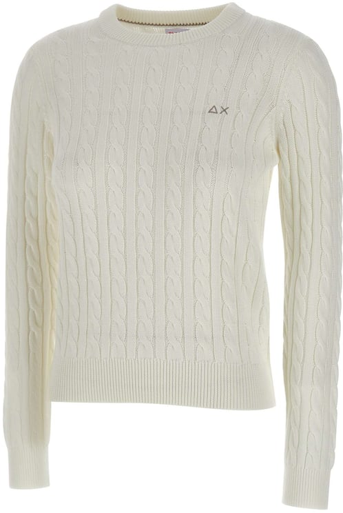 SUN68 Sweaters White