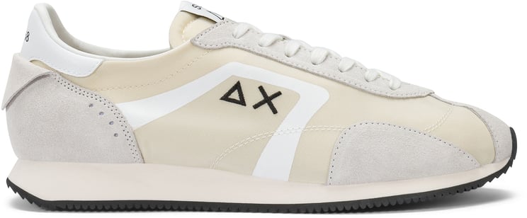 SUN68 Sneakers Bianco Panna