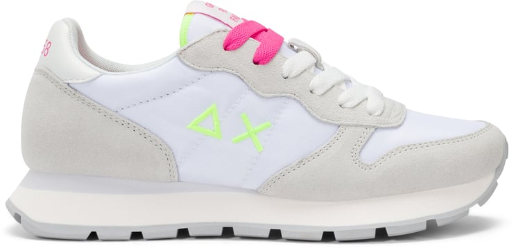 SUN68 Sneakers Biancofuxia Fluo