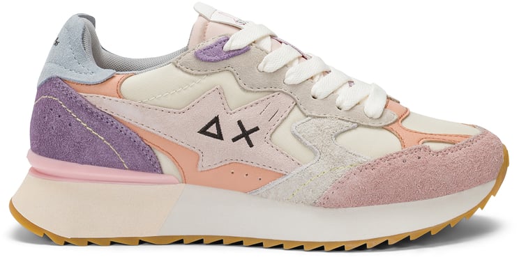 SUN68 Sneakers Bianco Panna