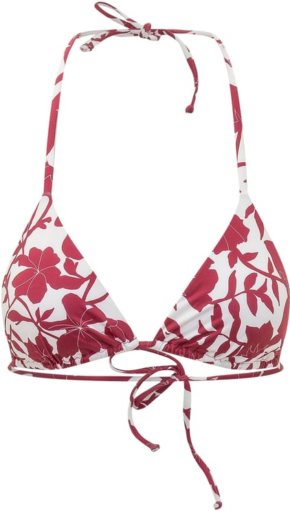 Sundek Top Bikini Jennifer a Triangolo con Laccetti e Stampa