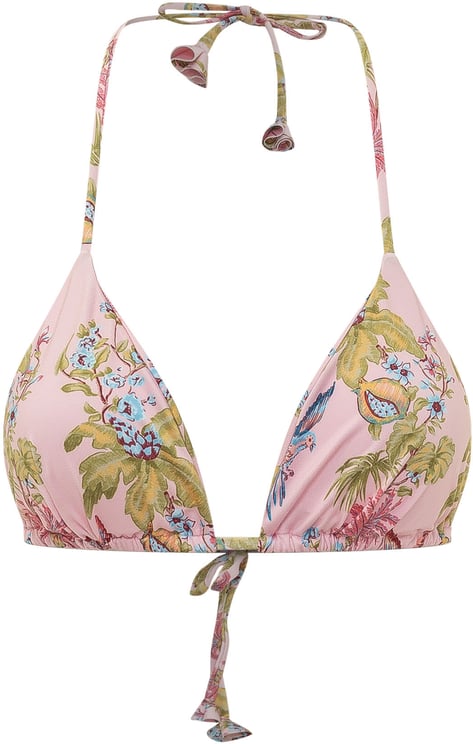 Sundek Top Bikini Jennifer a Triangolo con Laccetti e Stampa