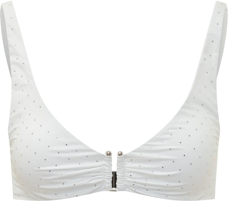 Sundek Top Bikini Bralette con Spalline Larghe e Chiusura Frontale