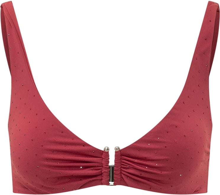Sundek Top Bikini Bralette con Spalline Larghe e Chiusura Frontale