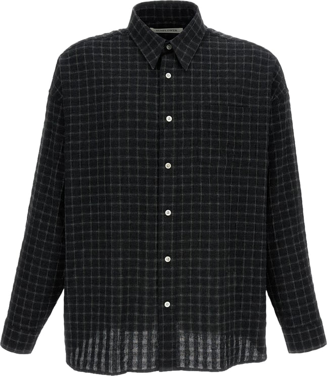 Sunflower Black Stable Seersucker Check Shirt