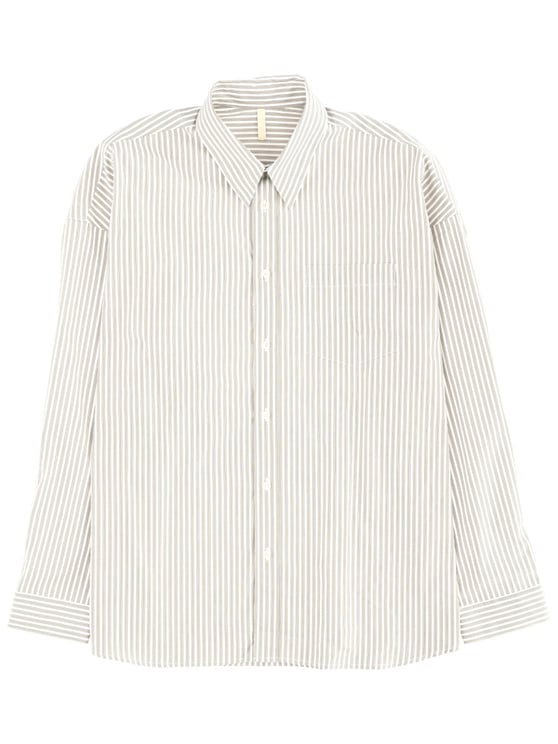 Sunflower Stable Loose Cotton Striped Shirt