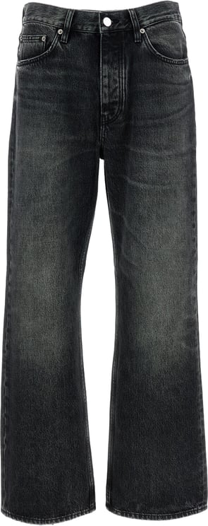 Sunflower Black Relaxed Boot Raw Jeans