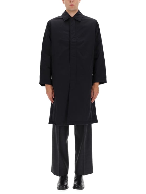 Sunflower Relaxed Black Straight Nylon Coat