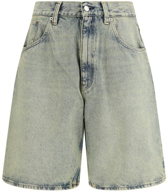 Sunflower Sunflower Blue Cotton Bermuda Shorts