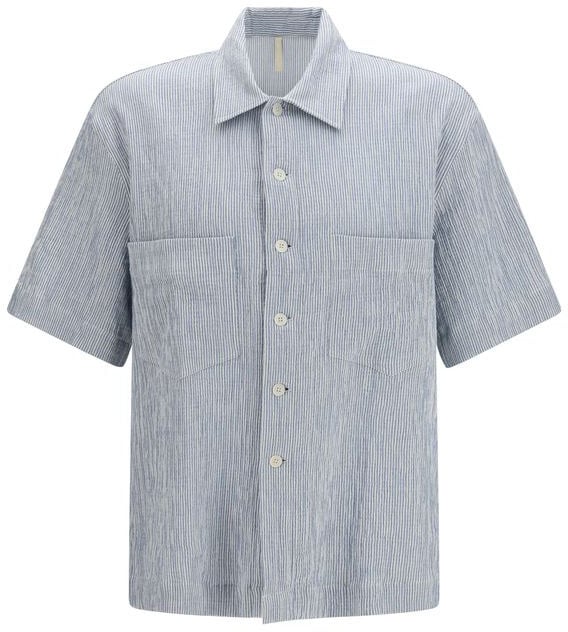 Sunflower Sunflower Blue Cotton Shortsleeve Shirt