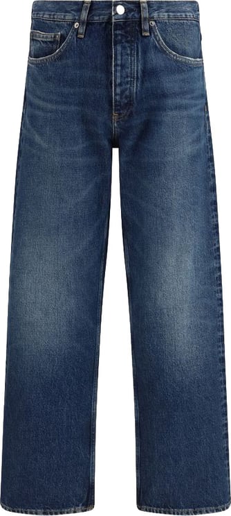 Sunflower Sunflower Blue Cotton Relaxed Fit Jeans