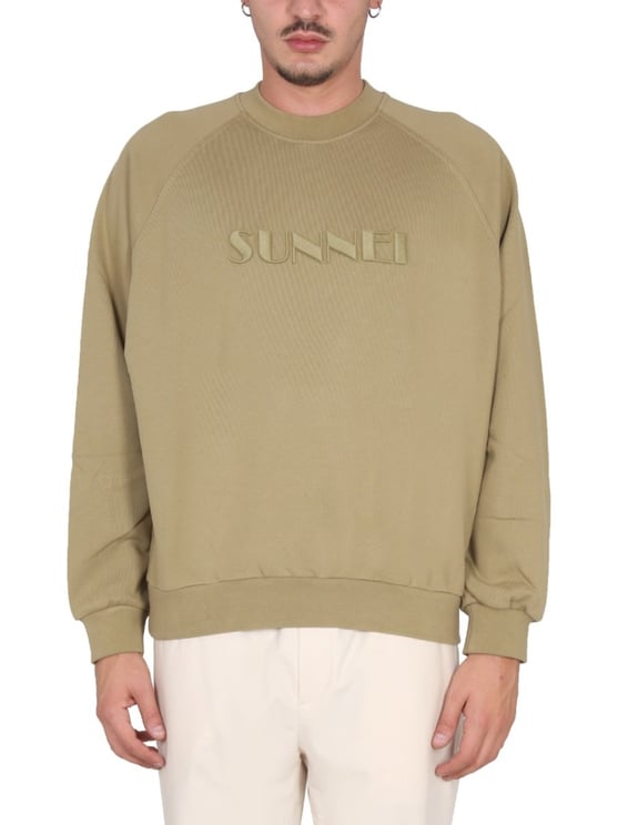 SUNNEI Relaxed Fit Brown Sweatshirt