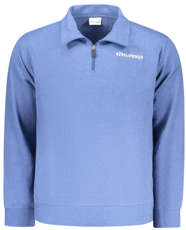 Superga Superga Azzurro Cotton Men's Sweatshirt