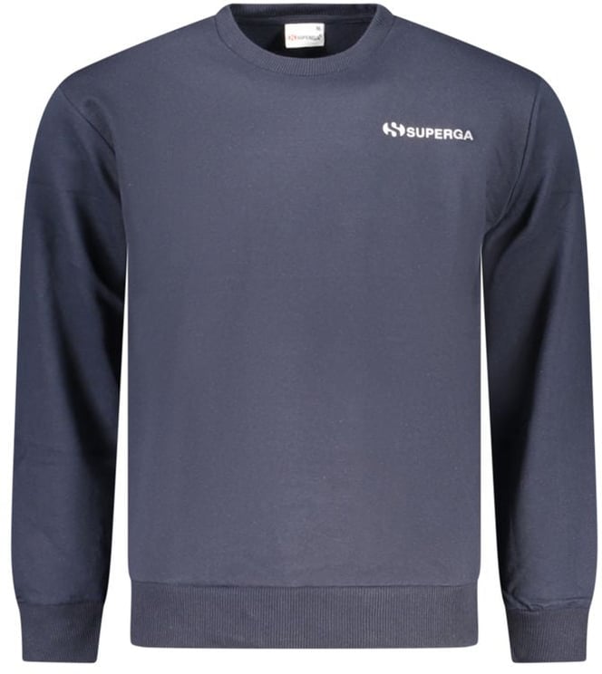 Superga Superga Blue Cotton Men's Sweatshirt