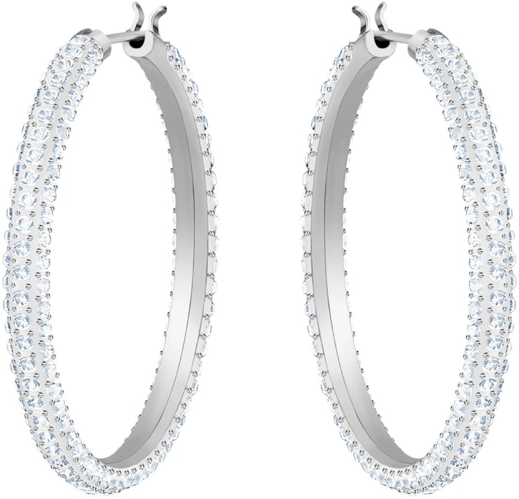 Swarovski Stone Hoop Crystal Oorringen