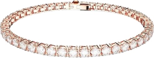 Swarovski Swarovski Armband 5657659 Matrix Tennis met Roségouden Plated Maat M 16.5