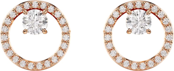 Swarovski Swarovski Oorbellen 5692263 Constella Rosekleurig met Zirkonia