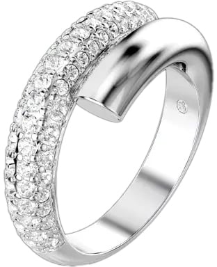 Swarovski Swarovksi Ring 5695936 Dextera met Zilver Kleurige Plating Maat 58