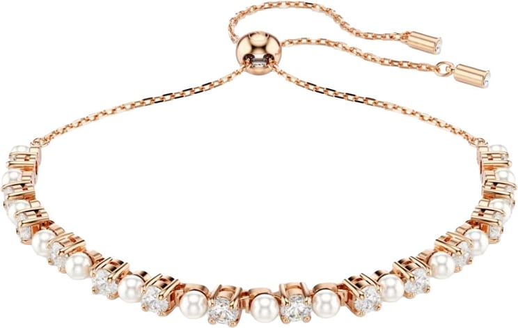 Swarovski Swarovski Armband 5729506 Matrix Rosekleurig met Parel en Zirkonia