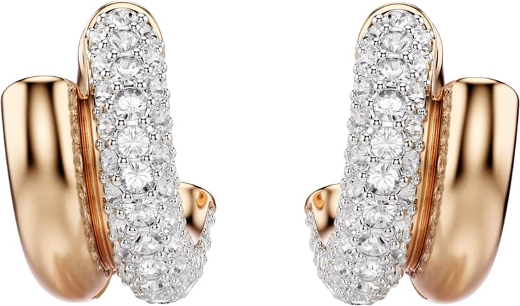 Swarovski Swarovski Oorbellen 5738198 Dextera Rosekleurige Plating met Kristallen